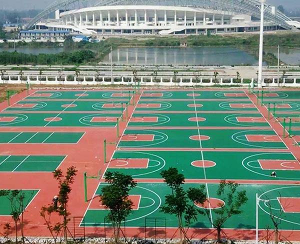 塑膠球場(chǎng)體育場(chǎng)地基礎(chǔ)